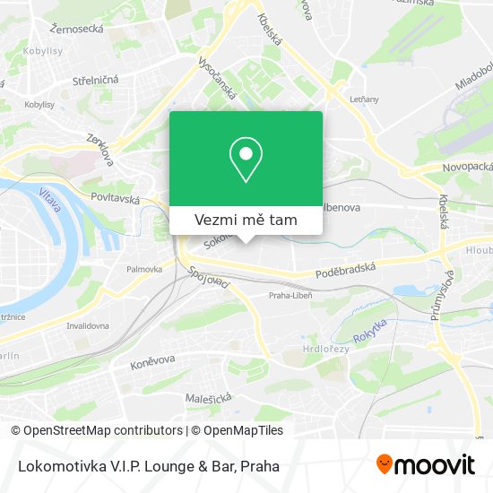 Lokomotivka V.I.P. Lounge & Bar mapa