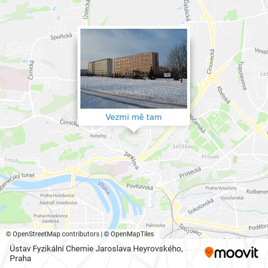 Ústav Fyzikální Chemie Jaroslava Heyrovského mapa