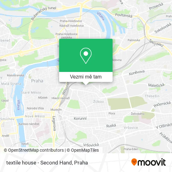 textile house - Second Hand mapa