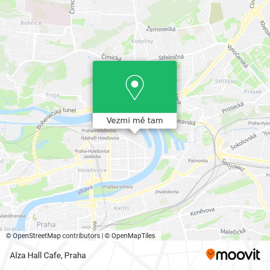 Alza Hall Cafe mapa