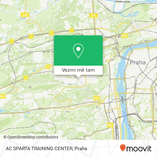 AC SPARTA TRAINING CENTER mapa