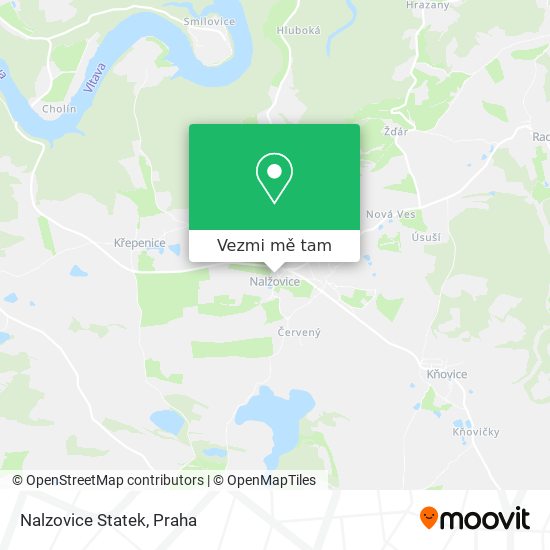 Nalzovice Statek mapa