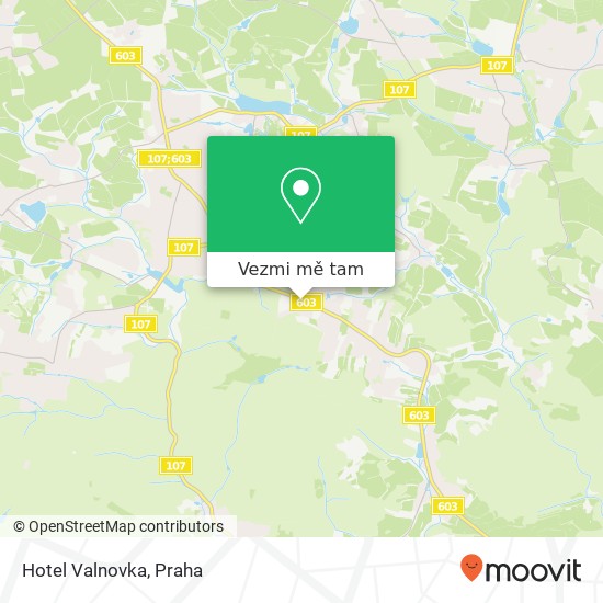 Hotel Valnovka mapa
