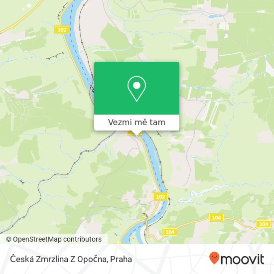 Česká Zmrzlina Z Opočna mapa