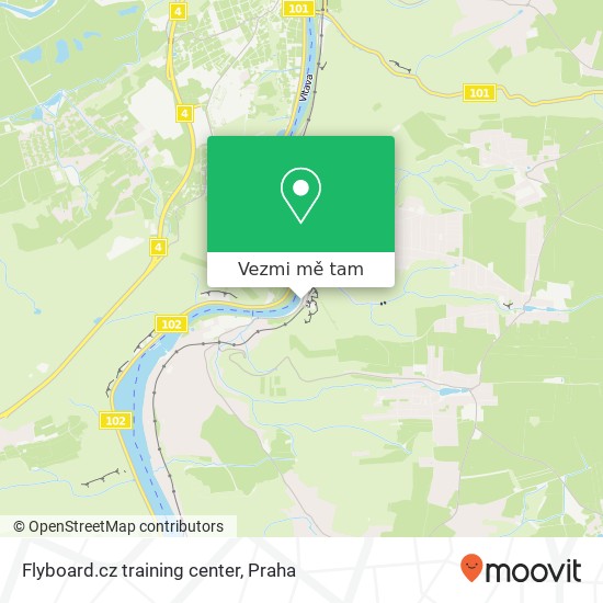 Flyboard.cz training center mapa