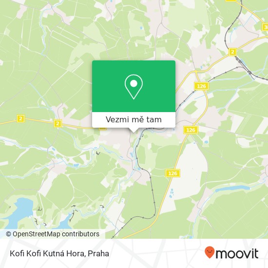 Kofi Kofi Kutná Hora mapa