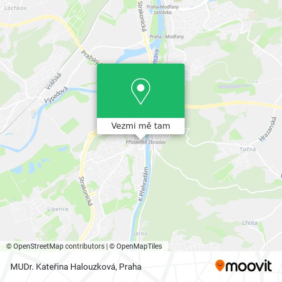 MUDr. Kateřina Halouzková mapa