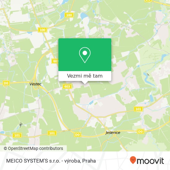 MEICO SYSTEM'S s.r.o. - výroba mapa