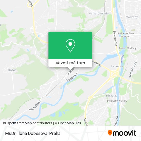 MuDr. Ilona Dobešová mapa