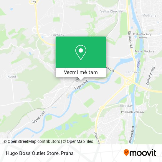 Hugo Boss Outlet Store mapa