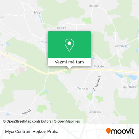 Myci Centrum Vojkov mapa