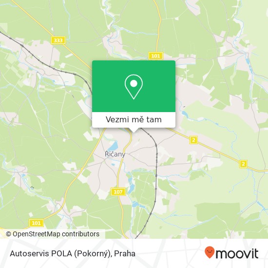 Autoservis POLA (Pokorný) mapa