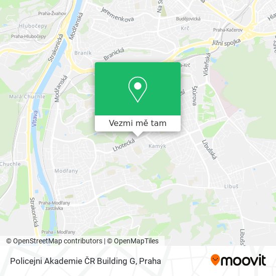 Policejni Akademie ČR Building G mapa