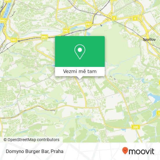 Domyno Burger Bar mapa