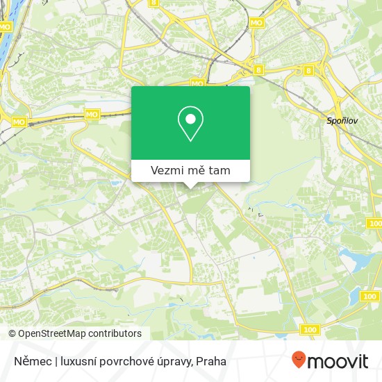 Němec | luxusní povrchové úpravy mapa