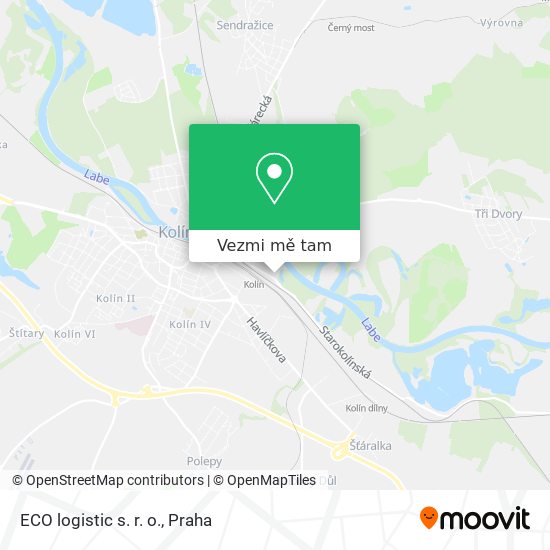 ECO logistic s. r. o. mapa