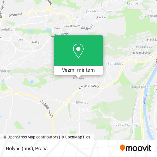 Holyně (bus) mapa