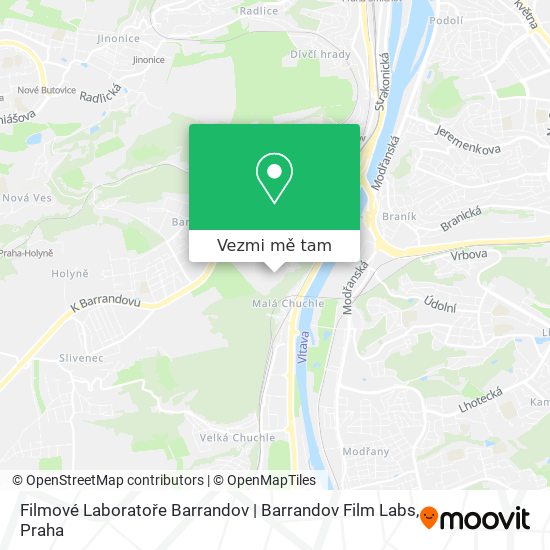 Filmové Laboratoře Barrandov | Barrandov Film Labs mapa