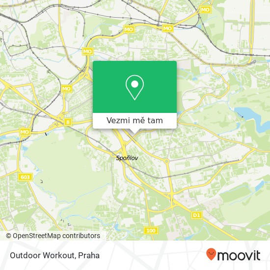 Outdoor Workout mapa