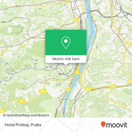 Hotel Prokop mapa