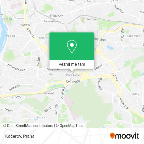 Kačerov mapa