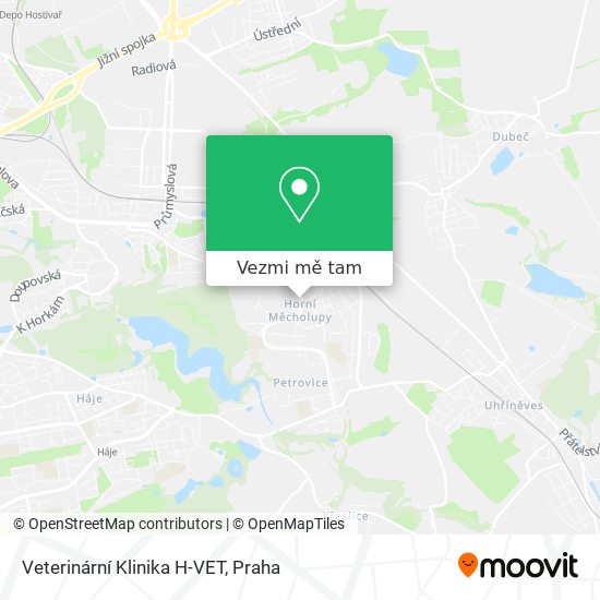 Veterinární Klinika H-VET mapa