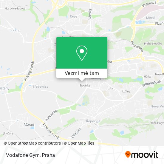 Vodafone Gym mapa