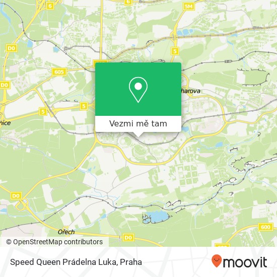 Speed Queen Prádelna Luka mapa
