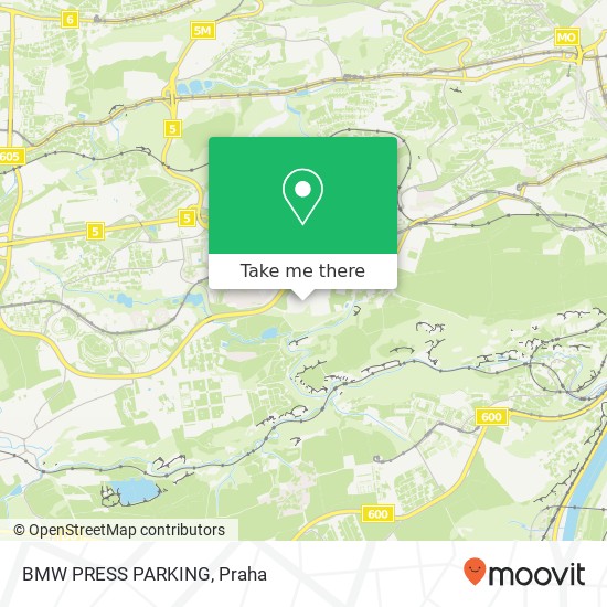 BMW PRESS PARKING mapa