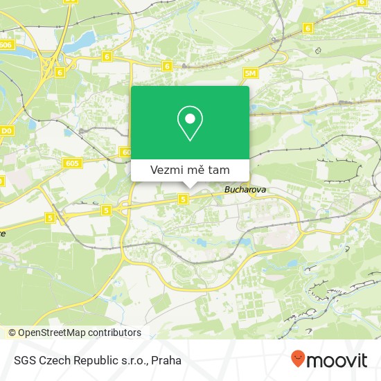 SGS Czech Republic s.r.o. mapa