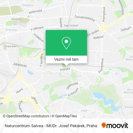 Naturcentrum Salvea - MUDr. Josef Pekárek mapa