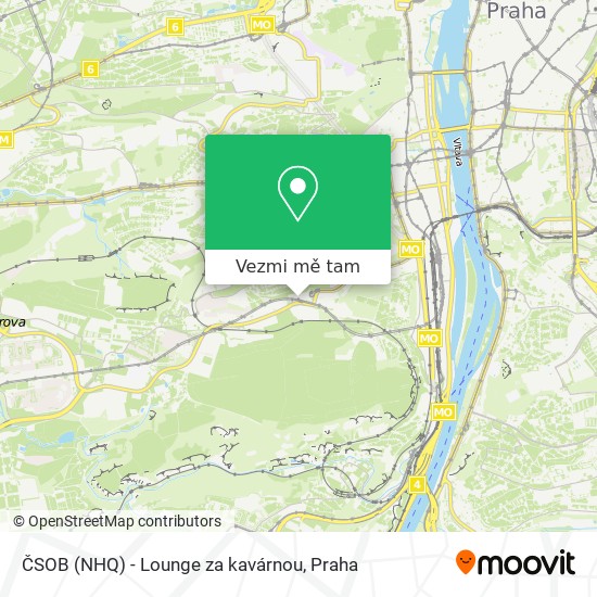 ČSOB (NHQ) - Lounge za kavárnou mapa