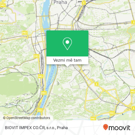 BIOVIT IMPEX CO.ČR, s.r.o. mapa