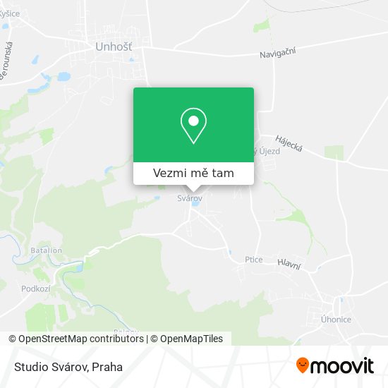 Studio Svárov mapa