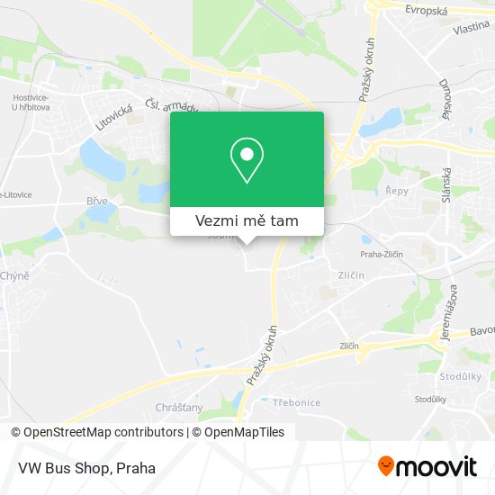 VW Bus Shop mapa