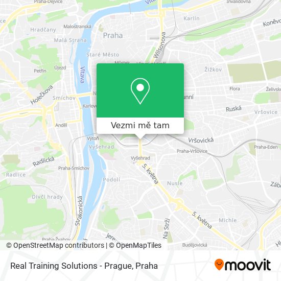 Real Training Solutions - Prague mapa