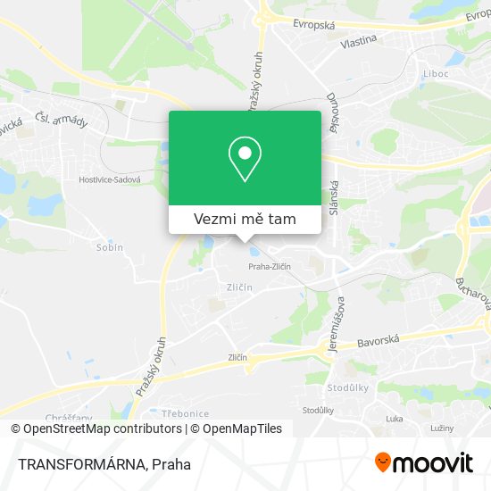 TRANSFORMÁRNA mapa