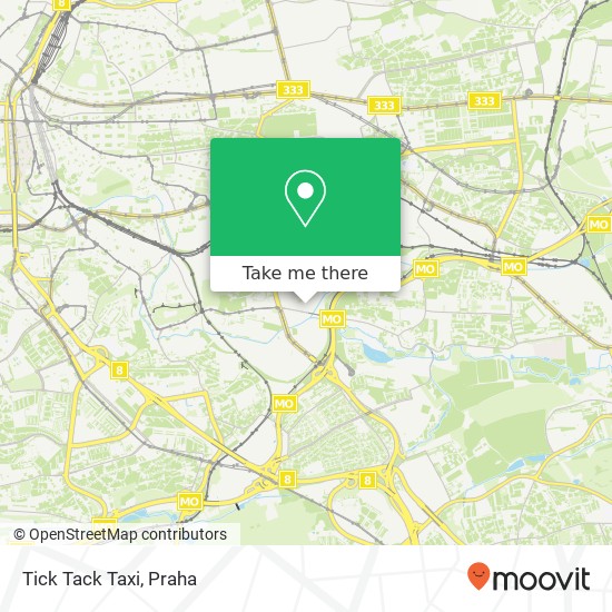 Tick Tack Taxi mapa