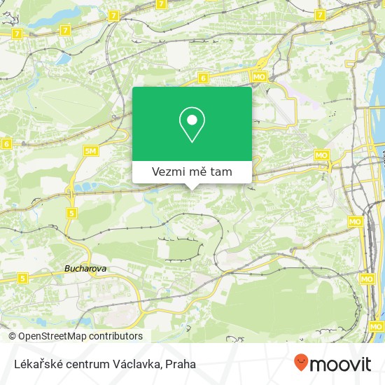 Lékařské centrum Václavka mapa