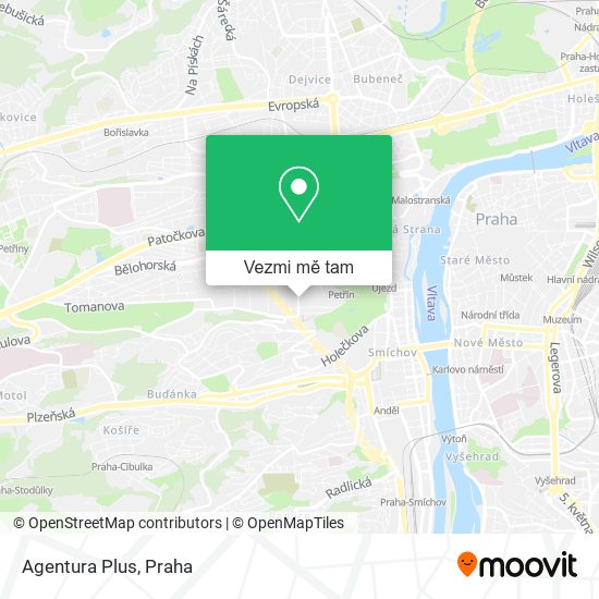 Agentura Plus mapa