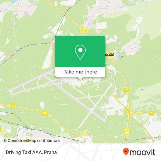 Driving Taxi AAA mapa