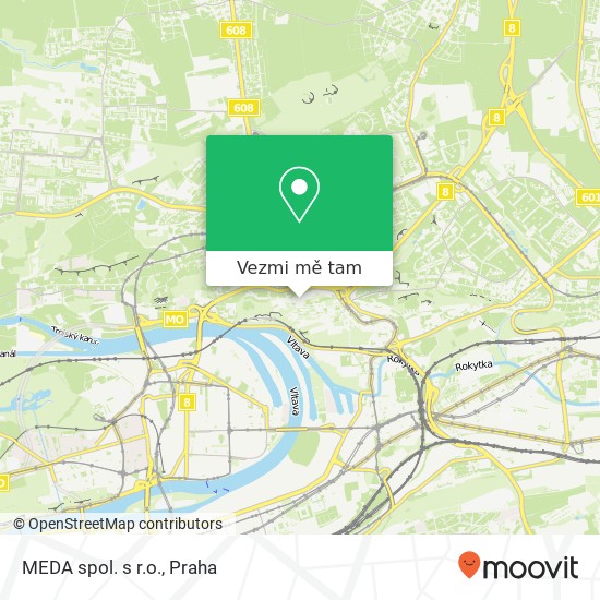 MEDA spol. s r.o. mapa