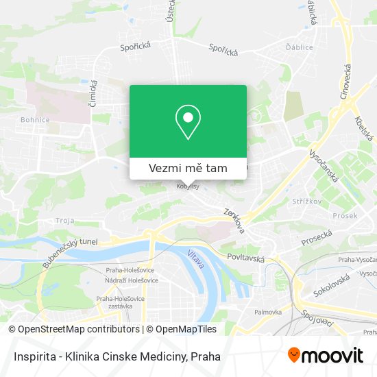 Inspirita - Klinika Cinske Mediciny mapa