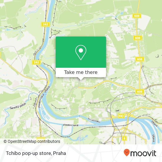 Tchibo pop-up store mapa