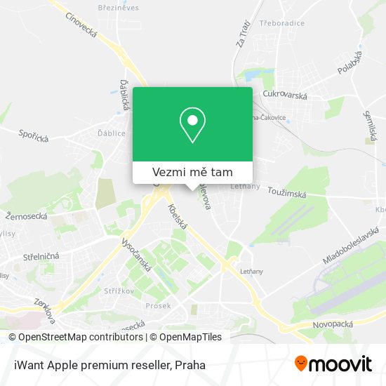 iWant Apple premium reseller mapa