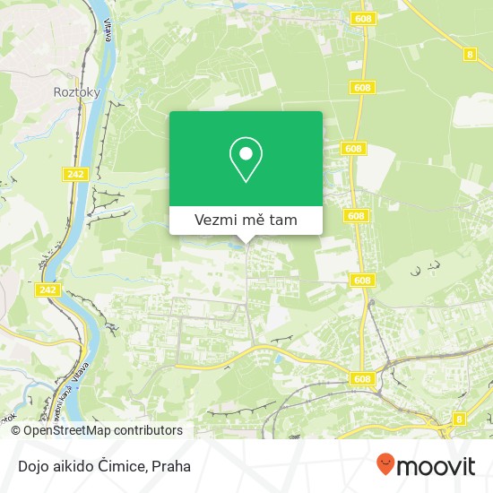 Dojo aikido Čimice mapa