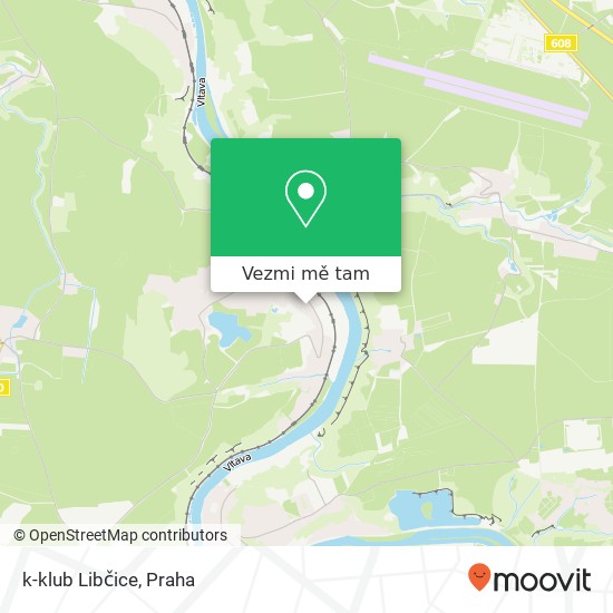 k-klub Libčice mapa