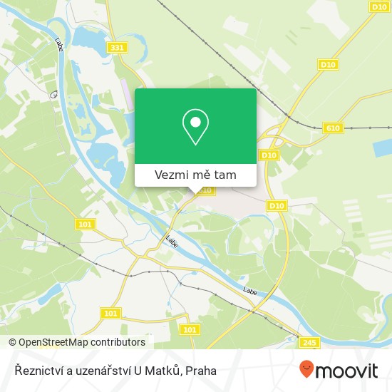 Řeznictví a uzenářství U Matků mapa