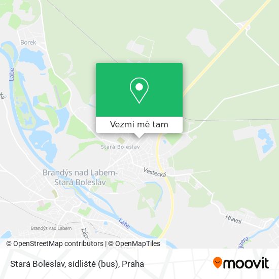 Stará Boleslav, sídliště (bus) mapa