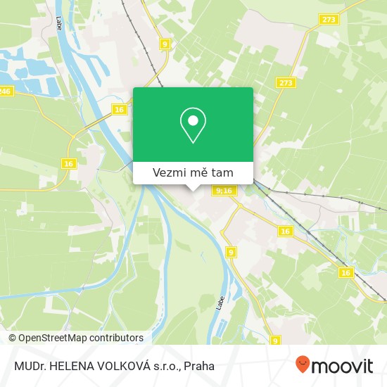 MUDr. HELENA VOLKOVÁ s.r.o. mapa